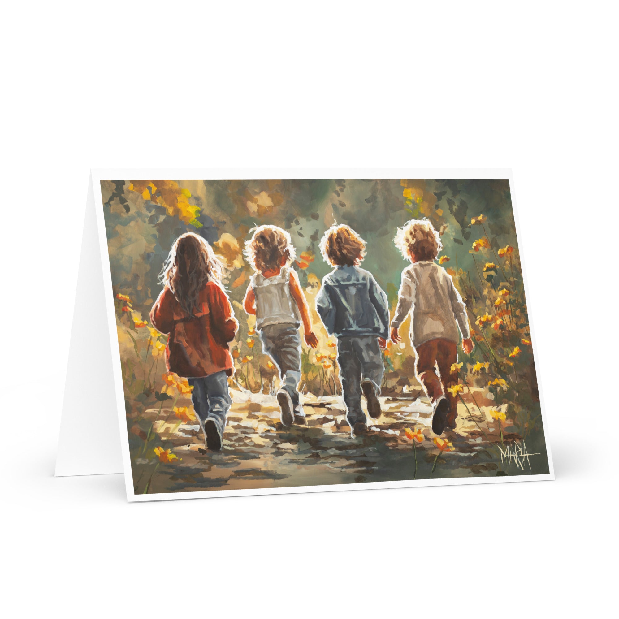Golden Expedition | Greeting Card