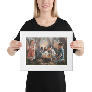 Smores and fireflies | Canvas Prints