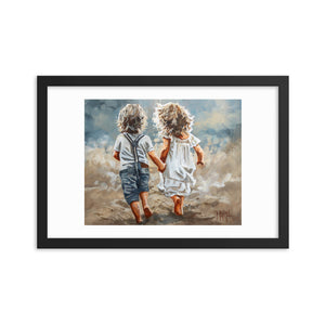 Little ones on the run | Paper Prints
