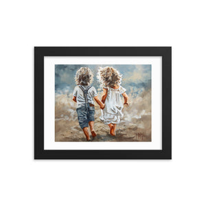 Little ones on the run | Paper Prints