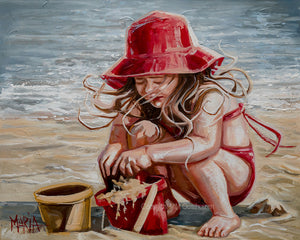 Girl in Red | Paper Prints