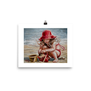 Girl in Red | Paper Prints