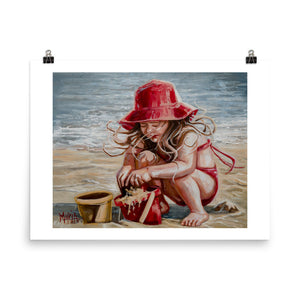 Girl in Red | Paper Prints