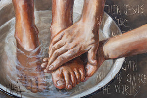 Washing Feet | Canvas Prints