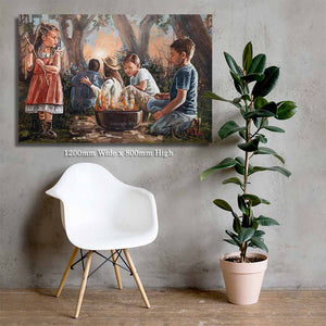 Smores and fireflies | Luxury Canvas Prints