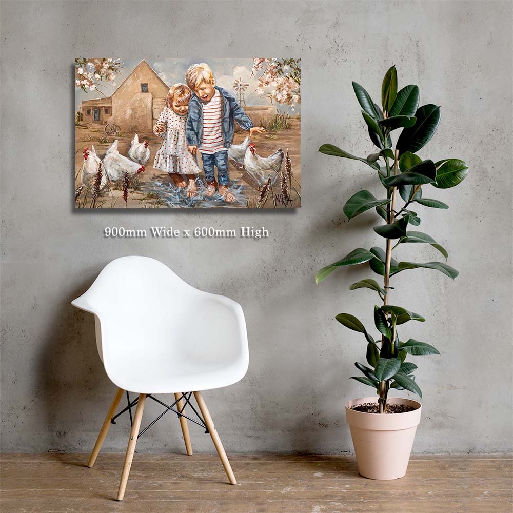 He healed my heart | Luxury Canvas Prints