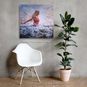 When I see a flood you see a promise | Luxury Canvas Prints
