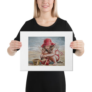 Girl in Red | Canvas Prints