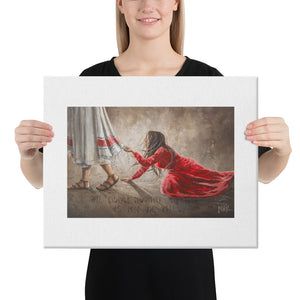 Touching the Hem of Jesus | Canvas Prints