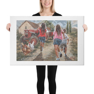 Running Home | Canvas Prints
