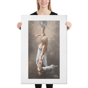 He lifted me out of the deepest water | Canvas Prints