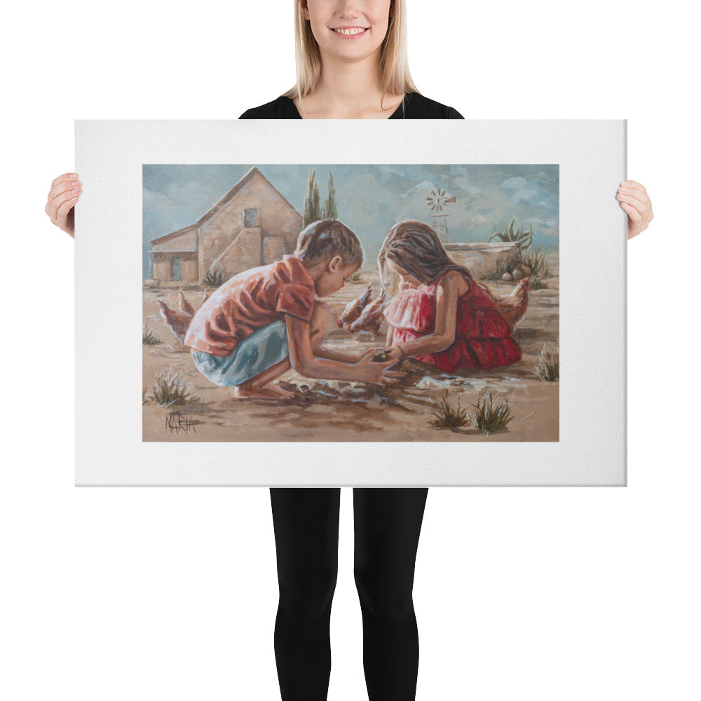 Farm Kids | Canvas Prints