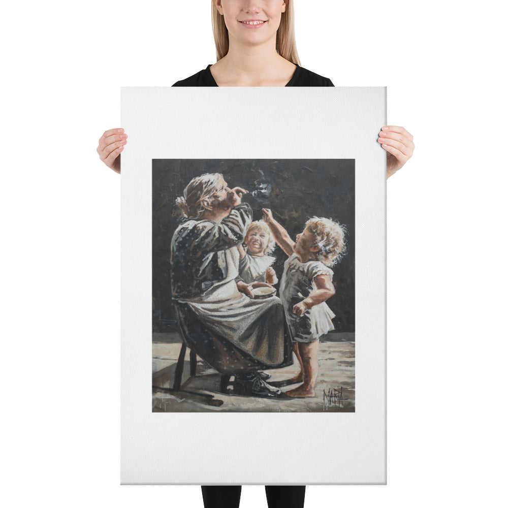 Blow Granny Bubbles | Canvas Prints