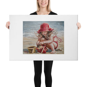 Girl in Red | Canvas Prints