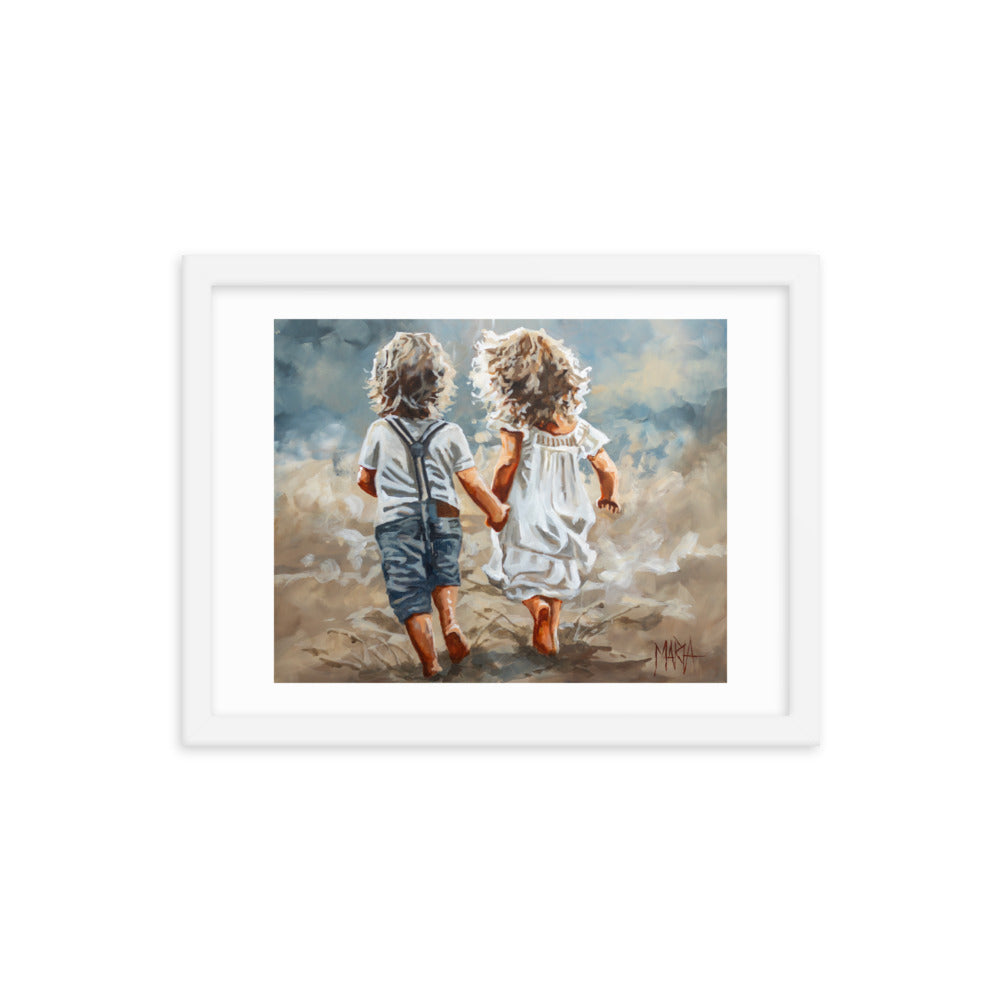 Little ones on the run | Paper Prints