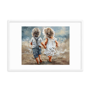 Little ones on the run | Paper Prints