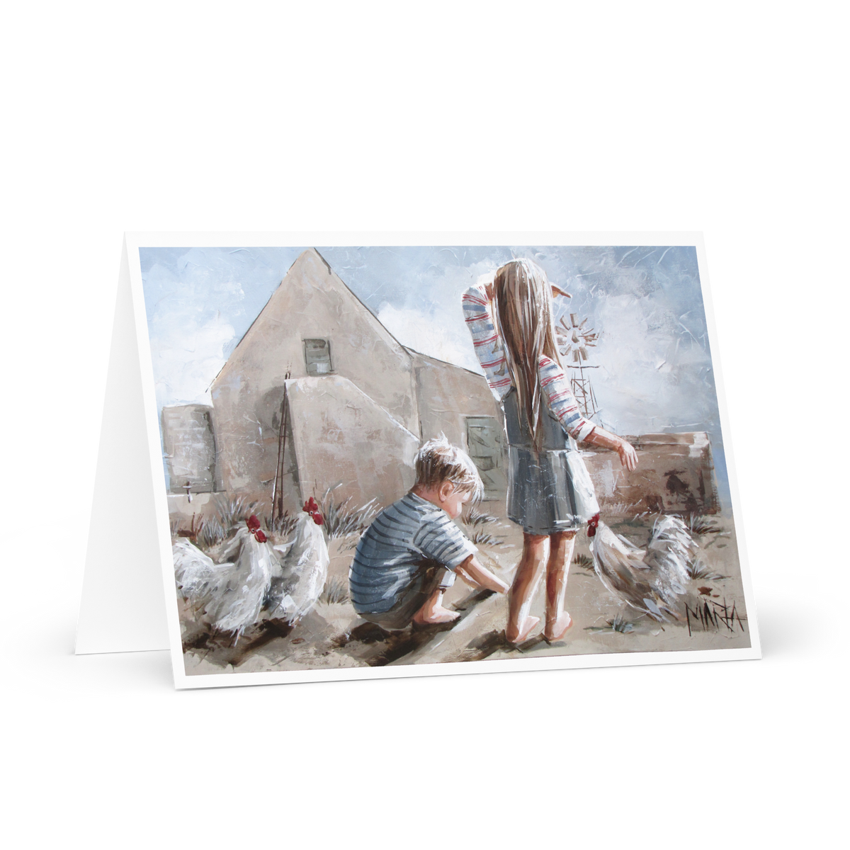 Far In The Old Kalahari | Greeting Card