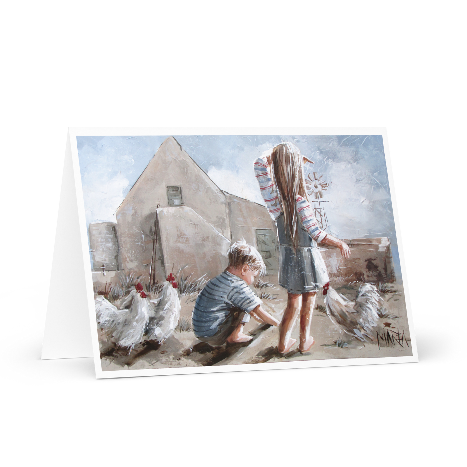 Far In The Old Kalahari | Greeting Card