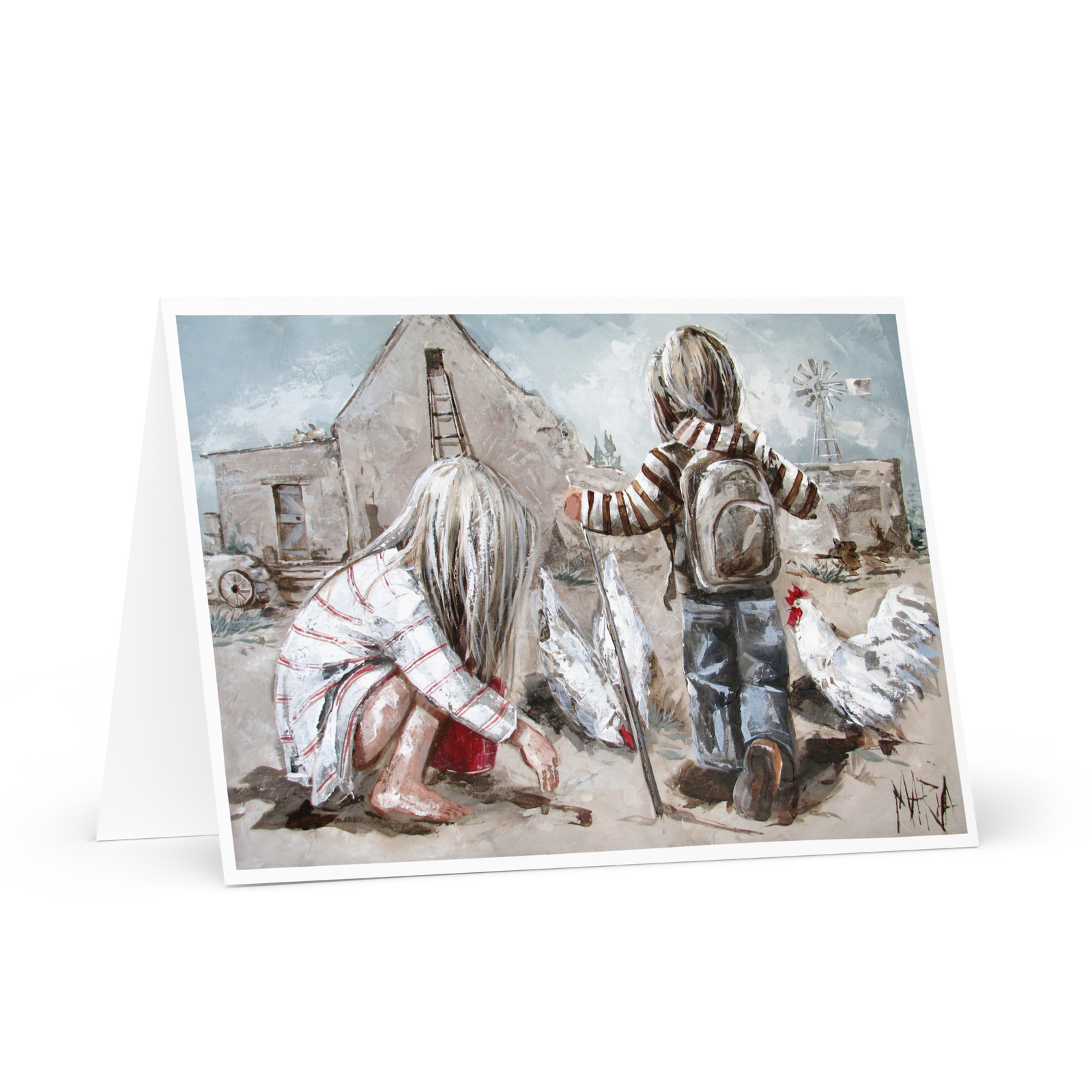 The Backpack | Greeting Card