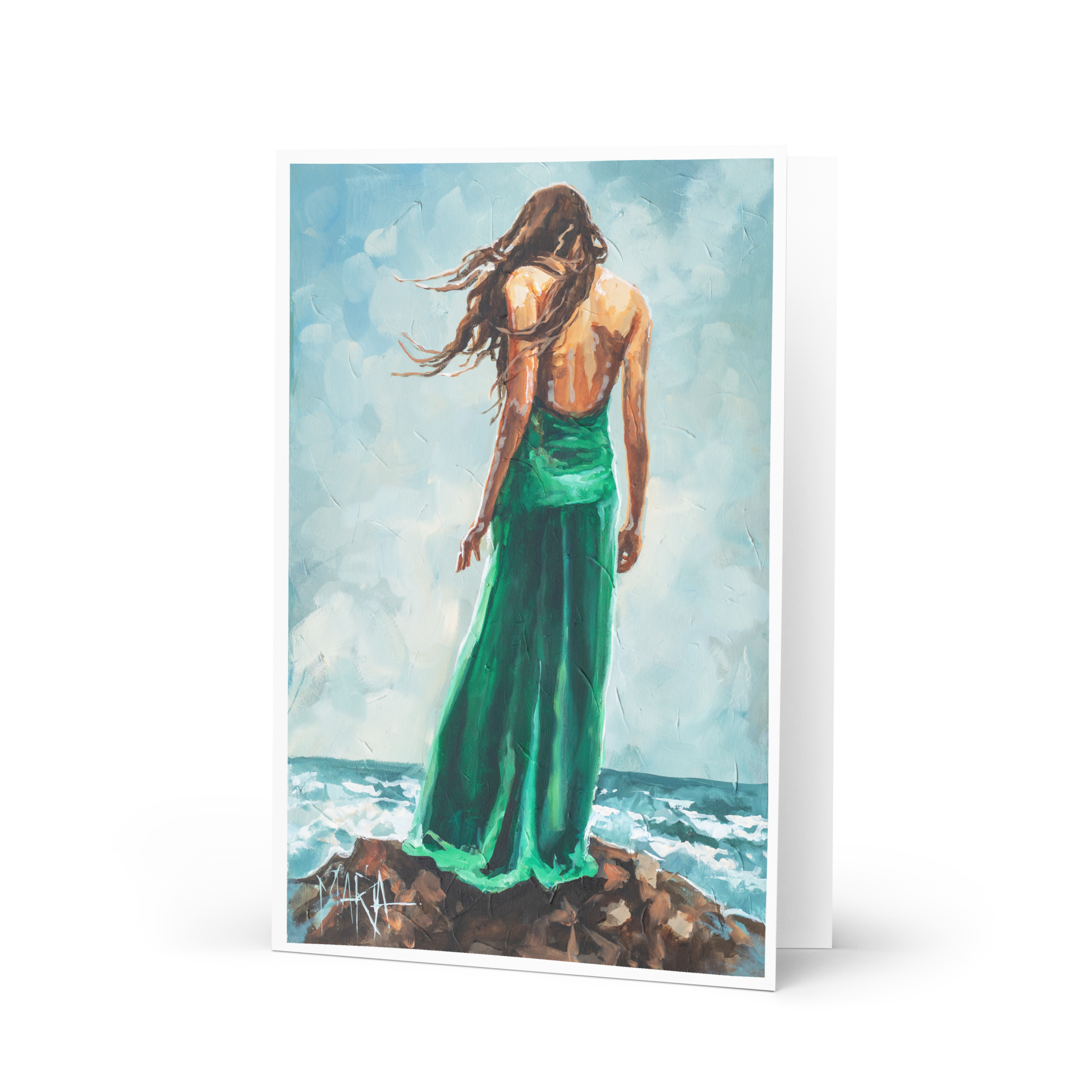 Emerald Sands | Greeting Card