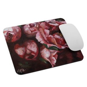 Crimson in Bloom | Mouse pad