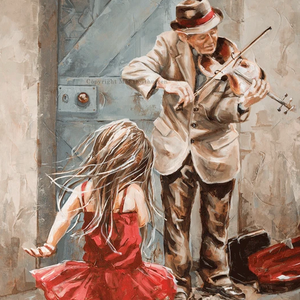 M17016 The Violin Player