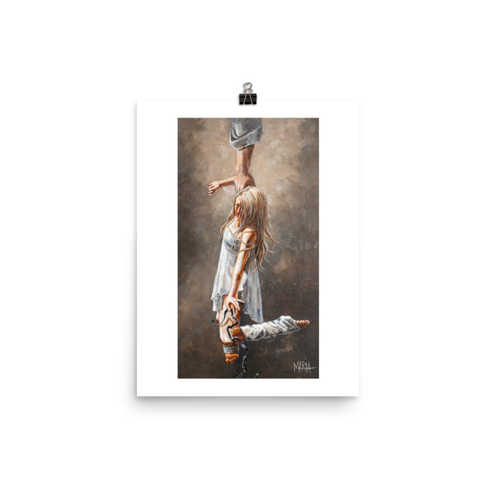 He lifted me out of the deepest water | Paper Prints
