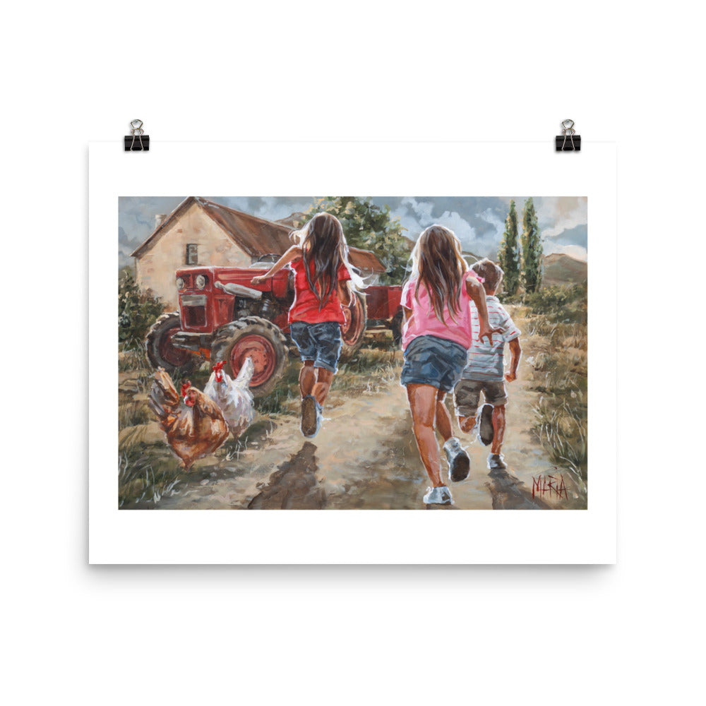 Running Home | Paper Prints