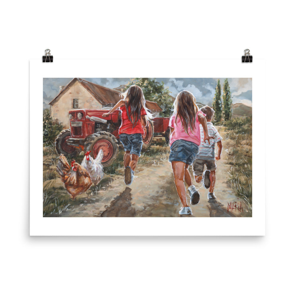 Running Home | Paper Prints