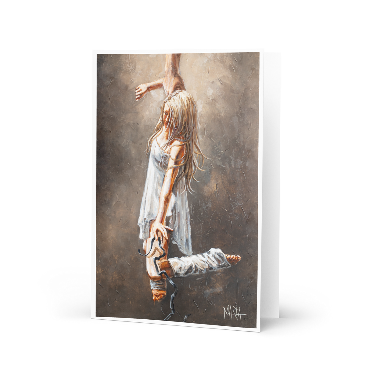 He lifted me from the deepest waters | Greeting Card