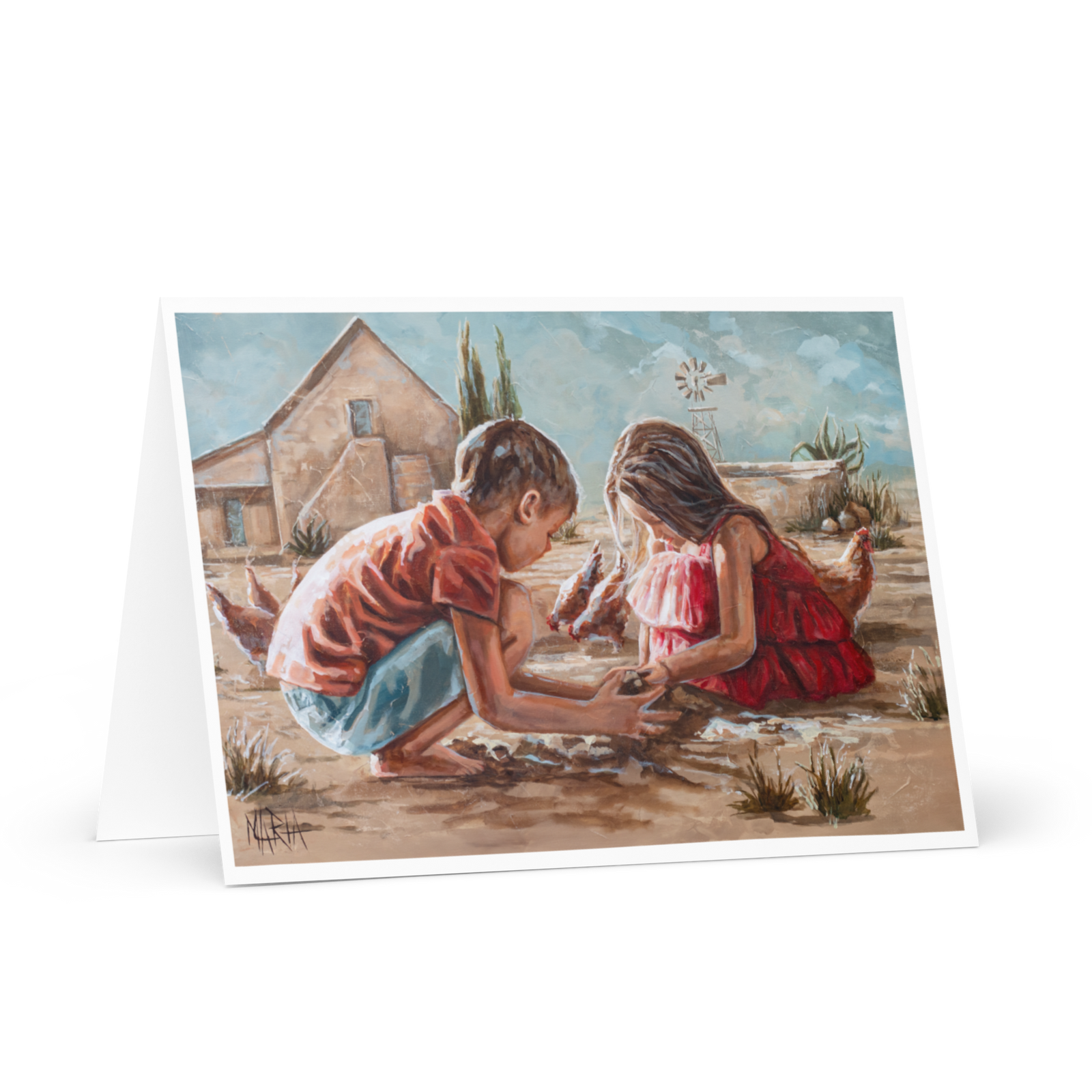 Farm Kids | Greeting Card