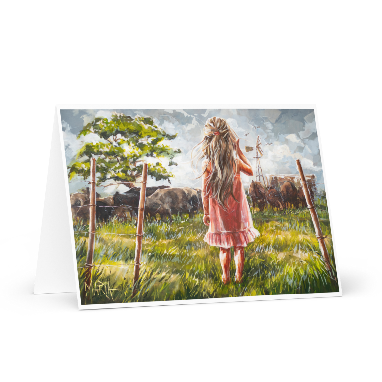 As far as the Lord's Mercy | Greeting Card