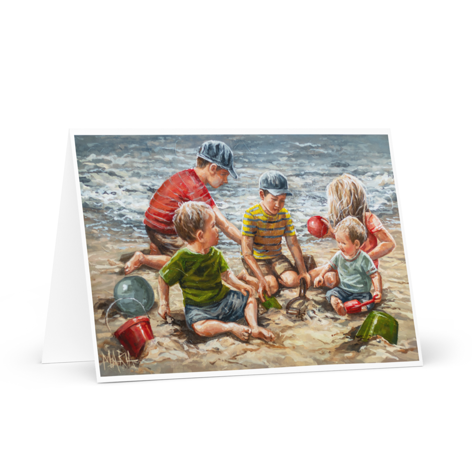Day at the beach | Greeting Card