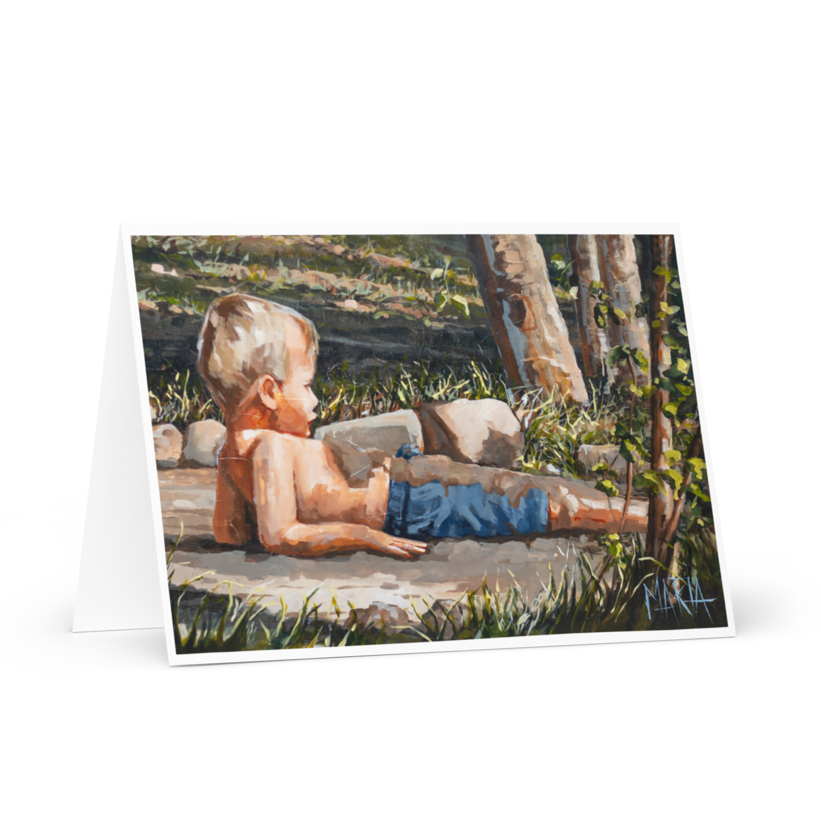 Mud bath | Greeting Card