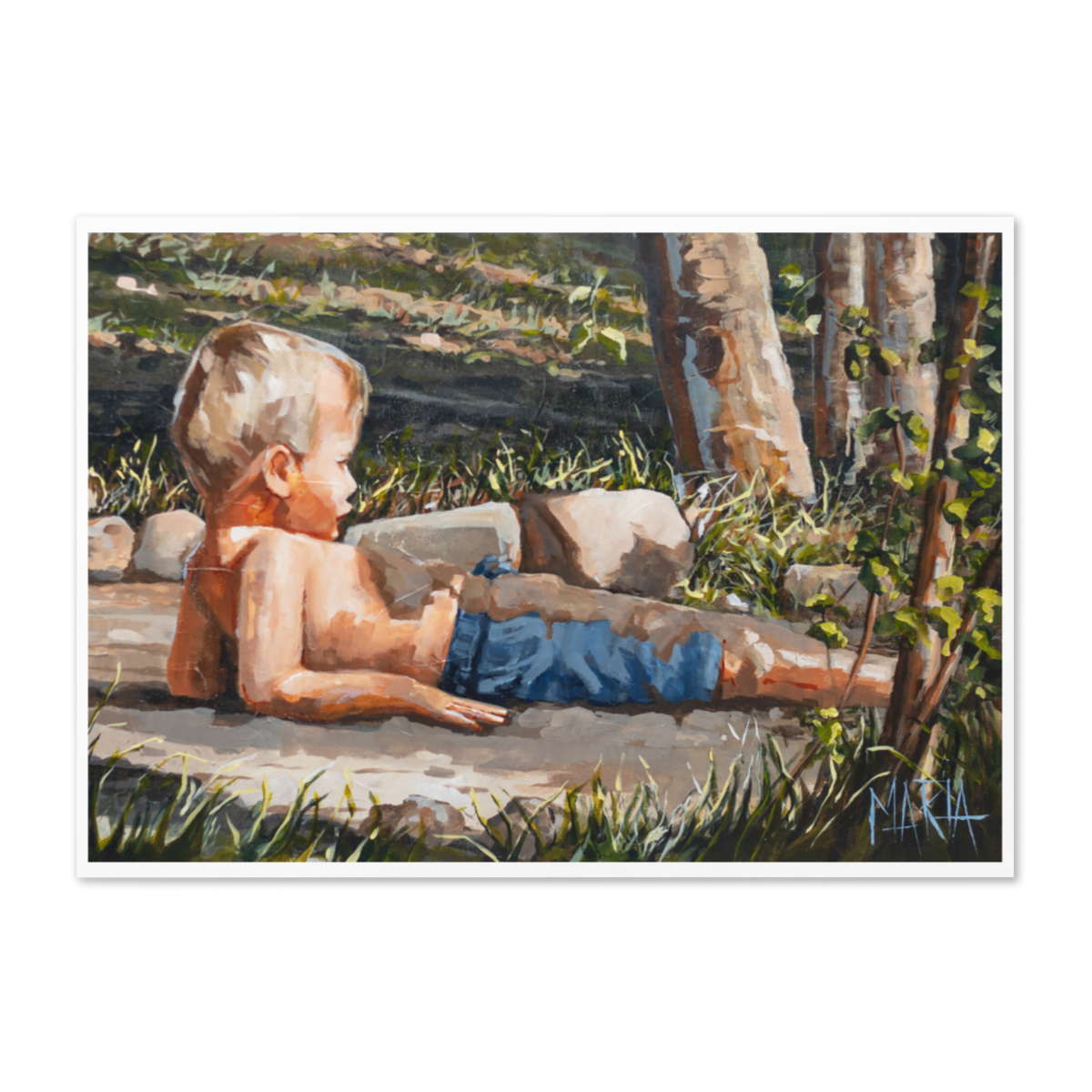 Mud bath | Greeting Card