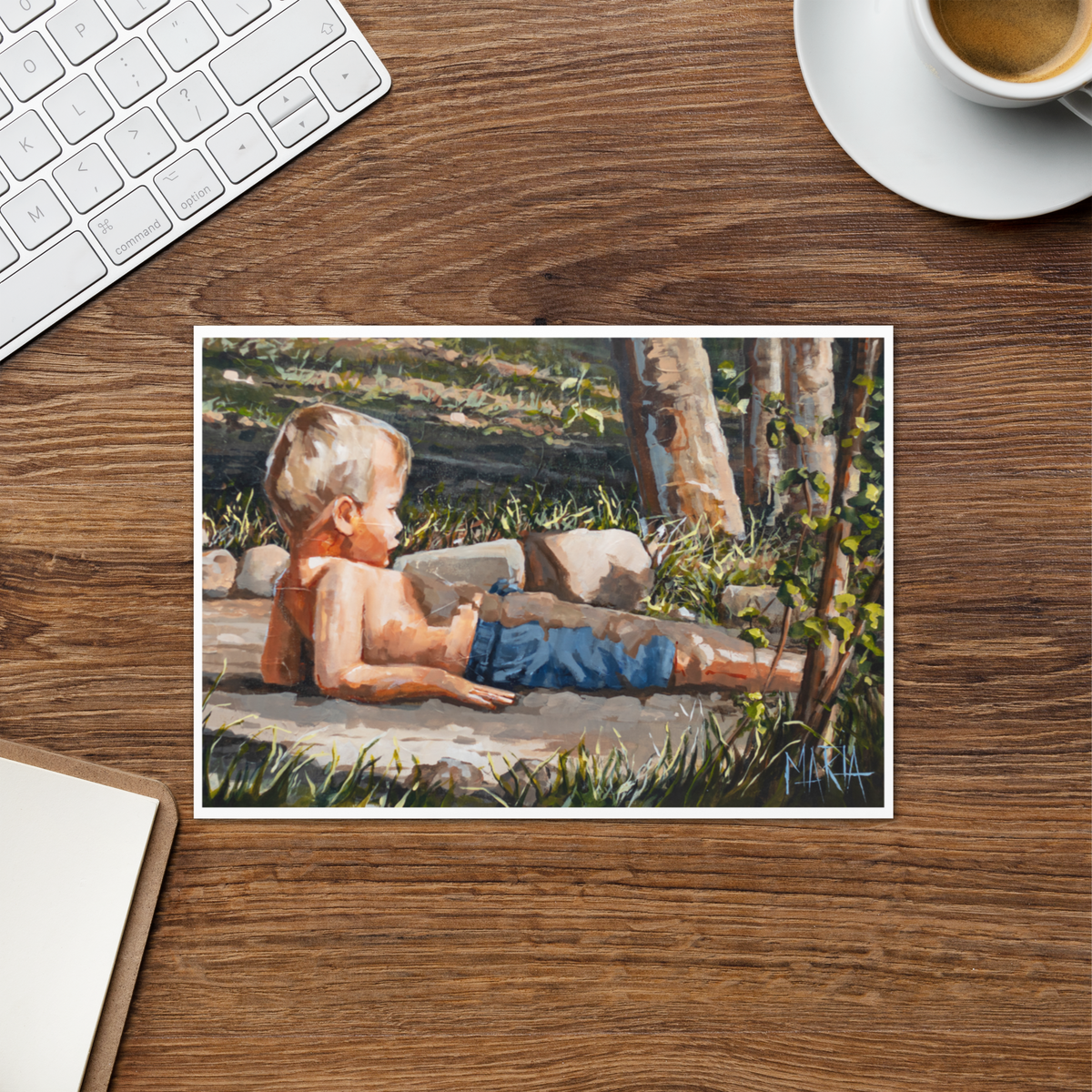 Mud bath | Greeting Card