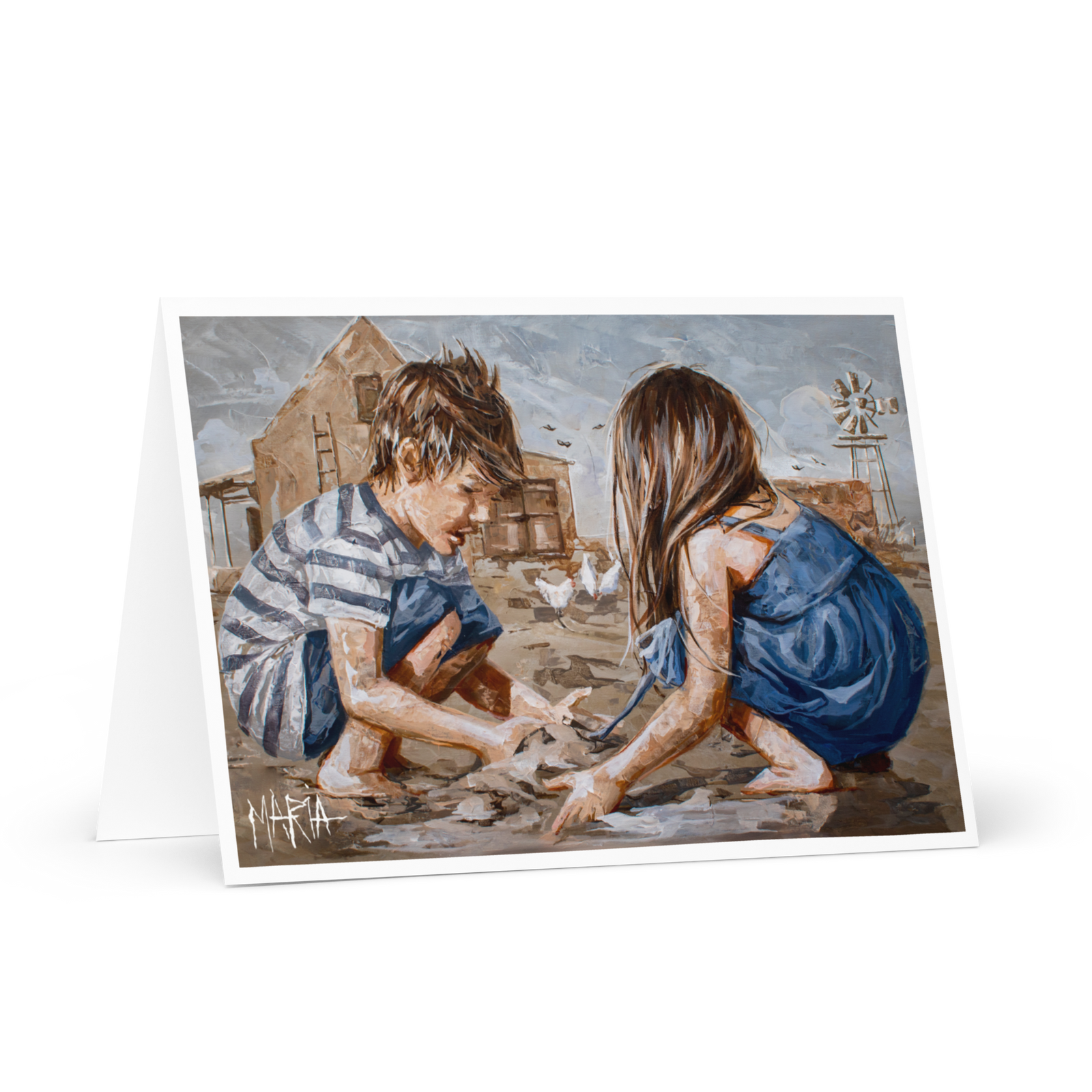 Mud Cakes | Greeting Card