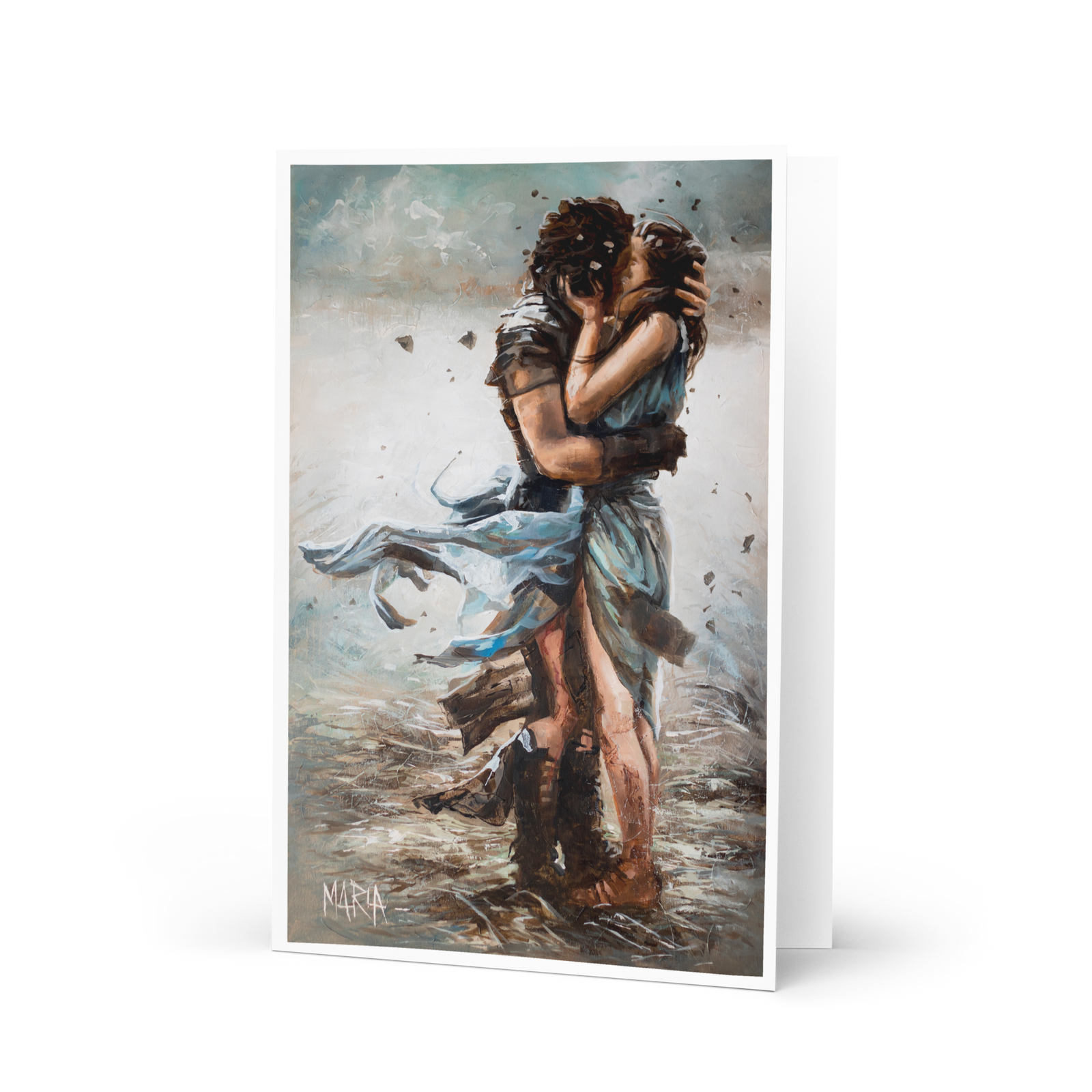 MGCU17075 Warrior Lover | Greeting Card