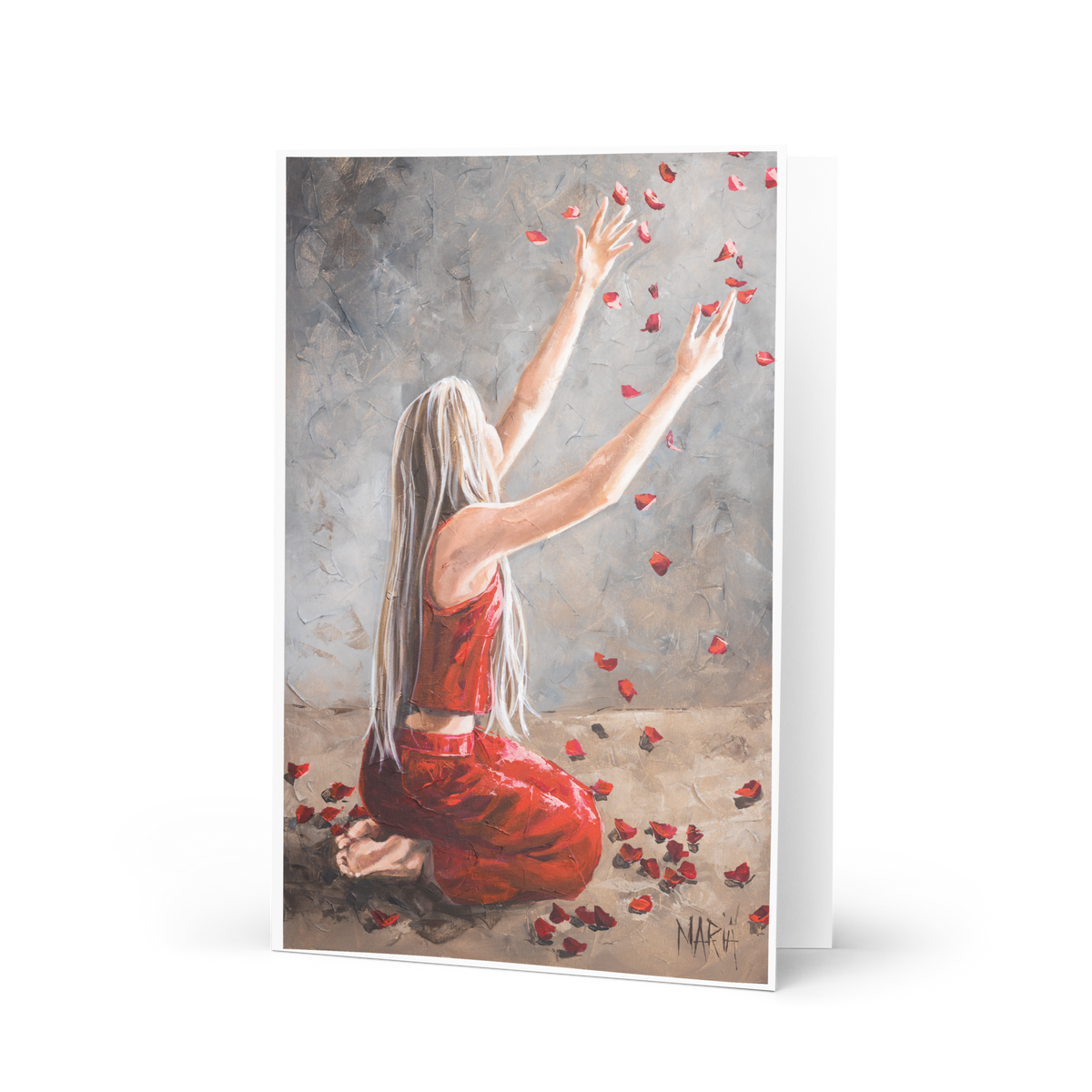 Grace falls down | Greeting Card