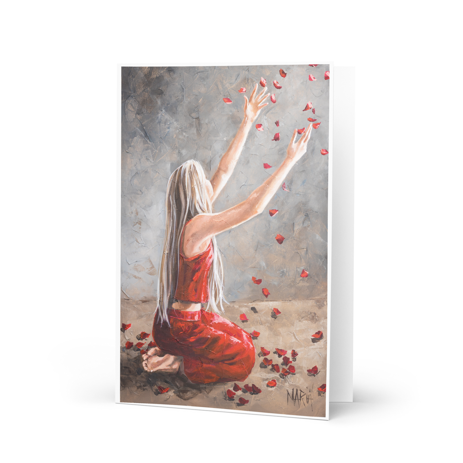 Grace falls down | Greeting Card