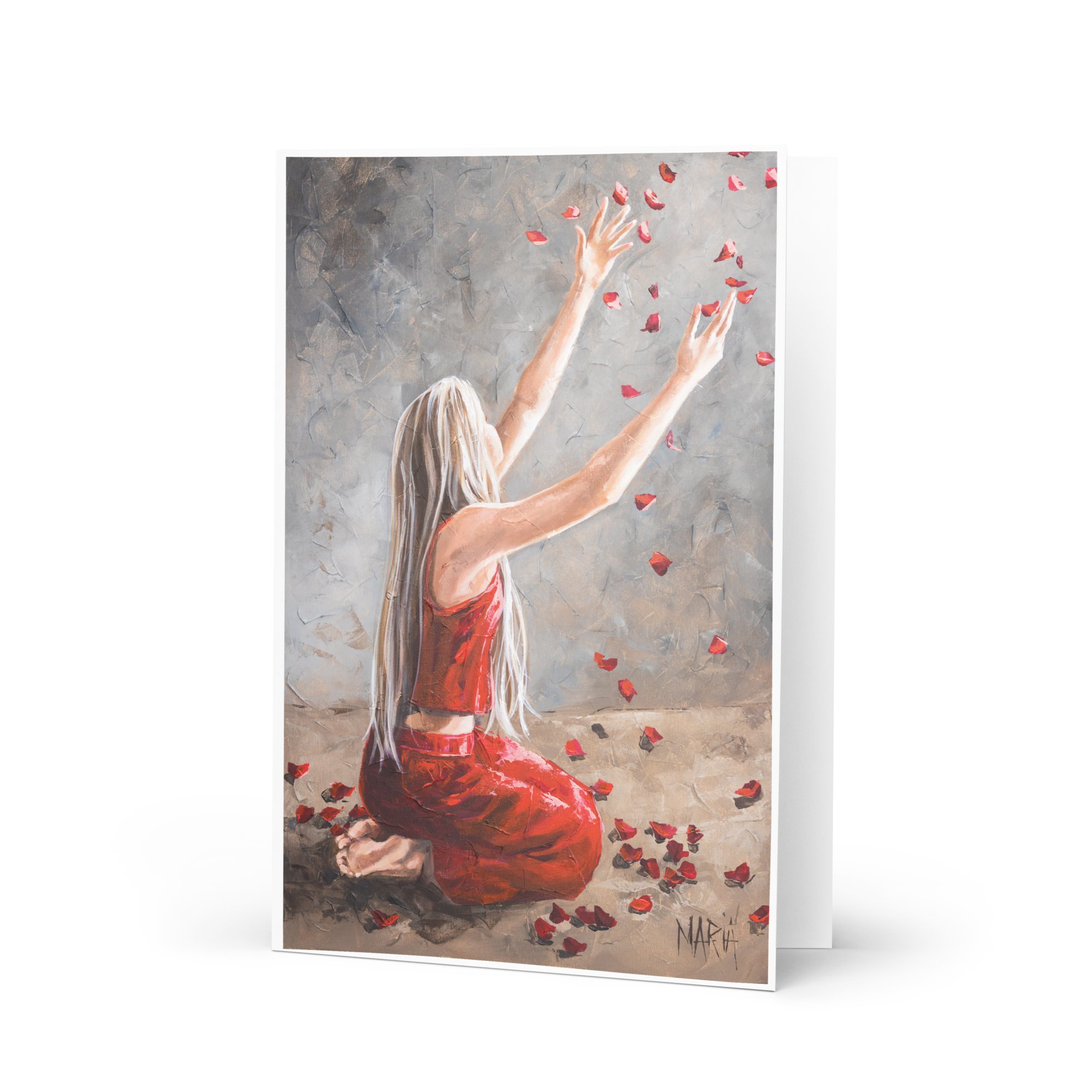 Grace falls down | Greeting Card