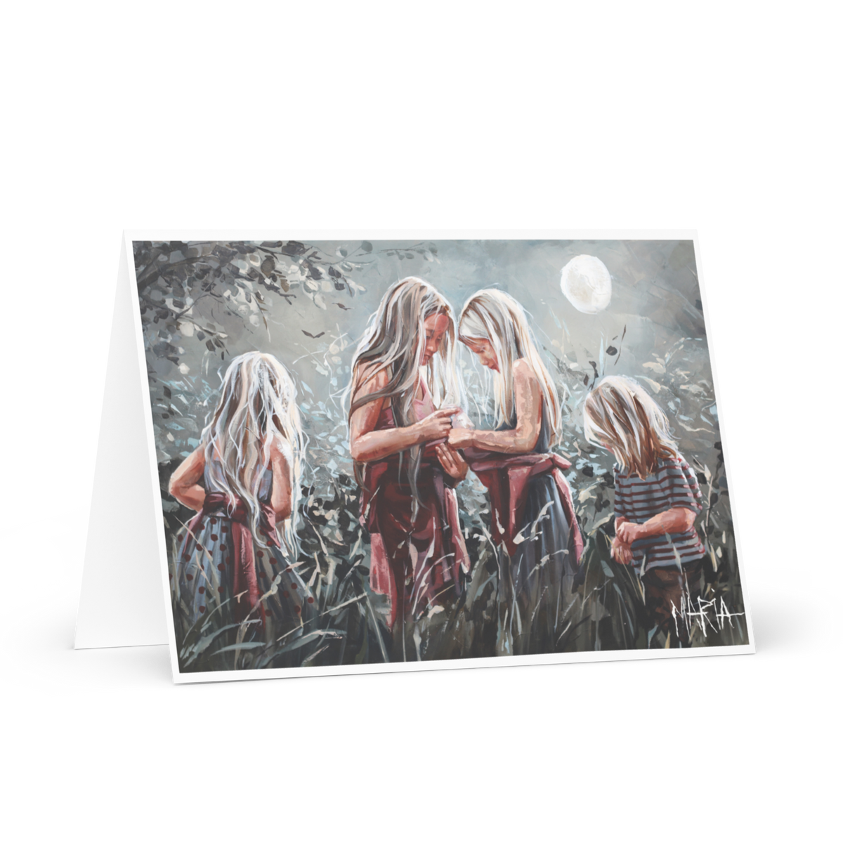 Moonlight Kisses | Greeting Card