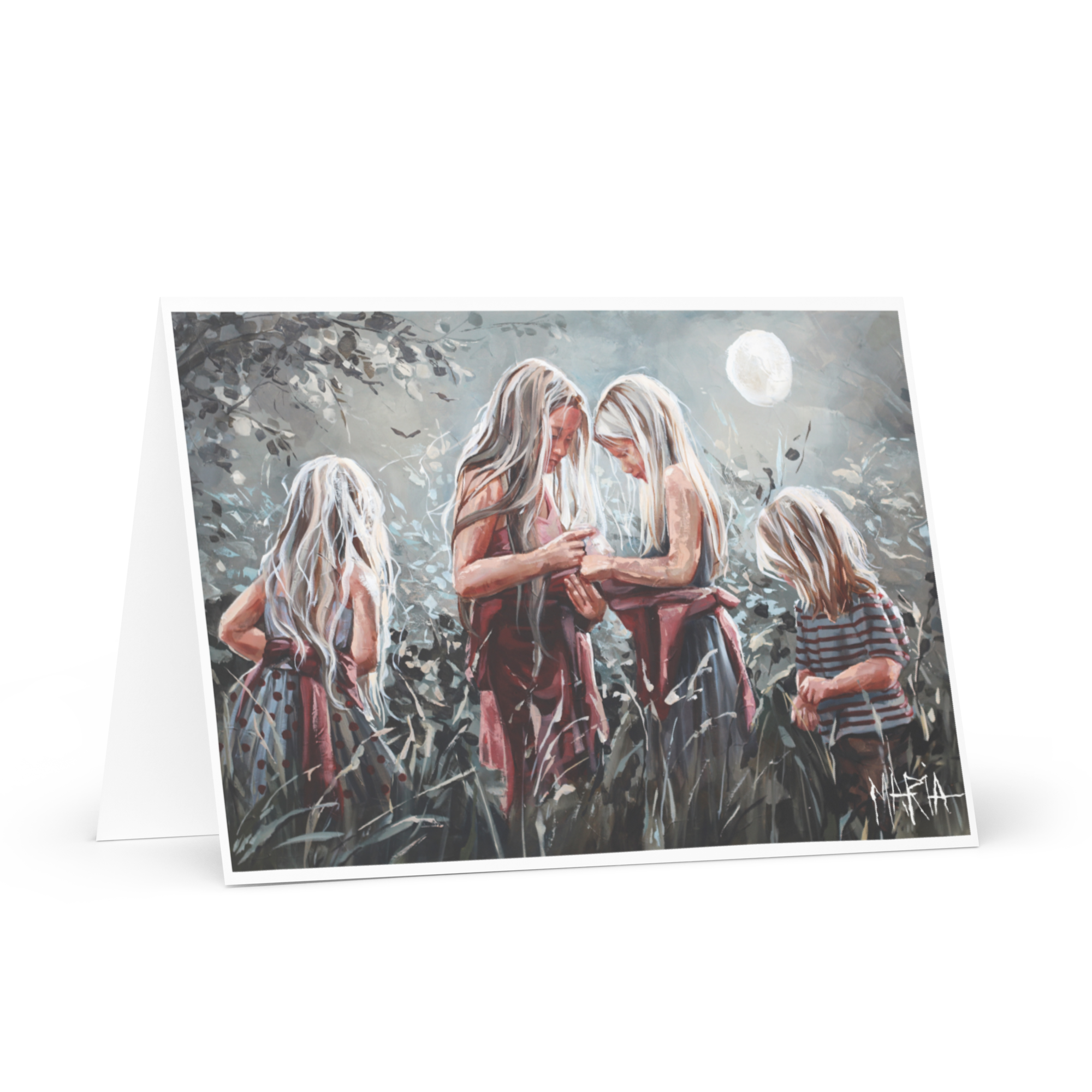 Moonlight Kisses | Greeting Card