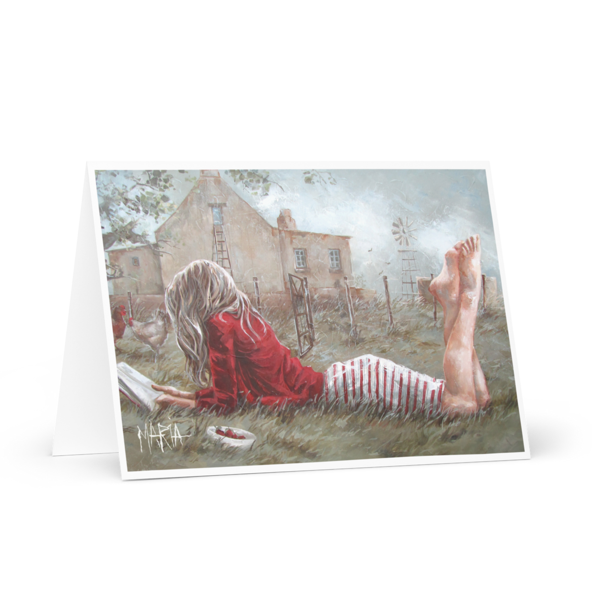 Ontspan op die plaas | Greeting Card