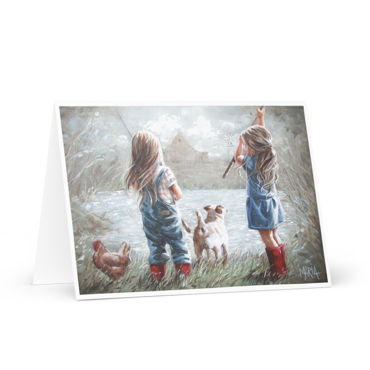 Sussies Vang Vis | Greeting Card