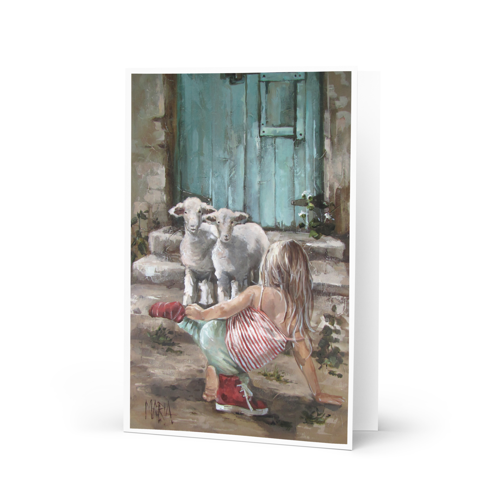 Little Lambs | Greeting Card