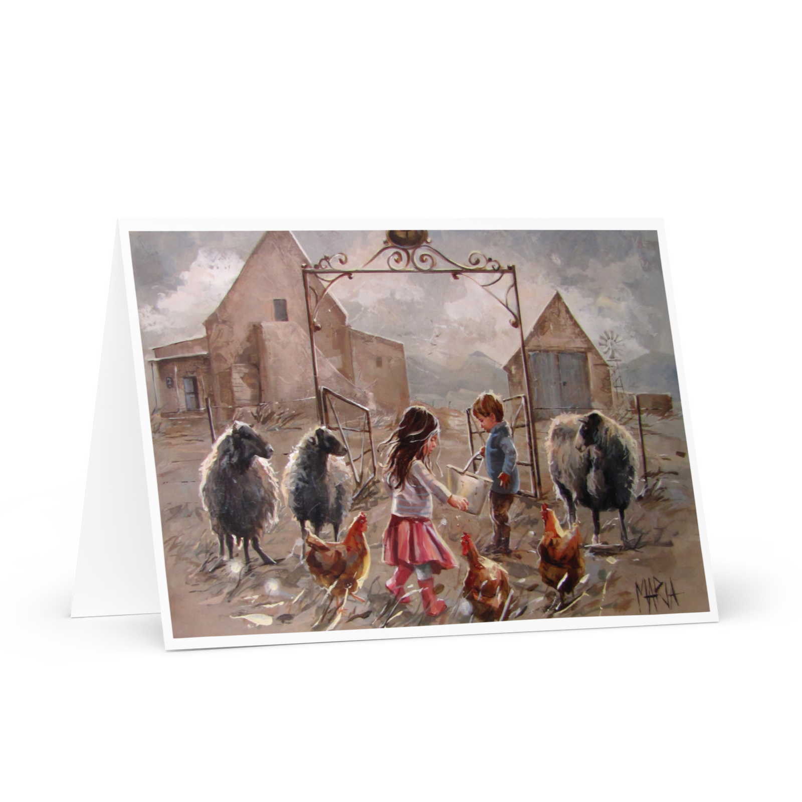 Early Moring Feeding | Greeting Card