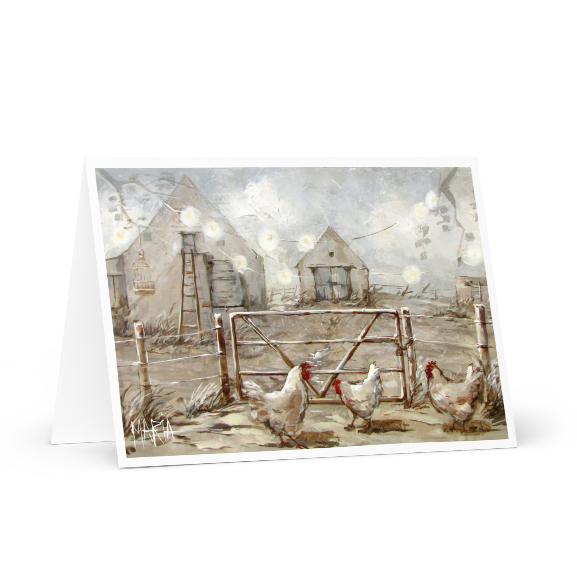 Old Farm House | Greeting Card