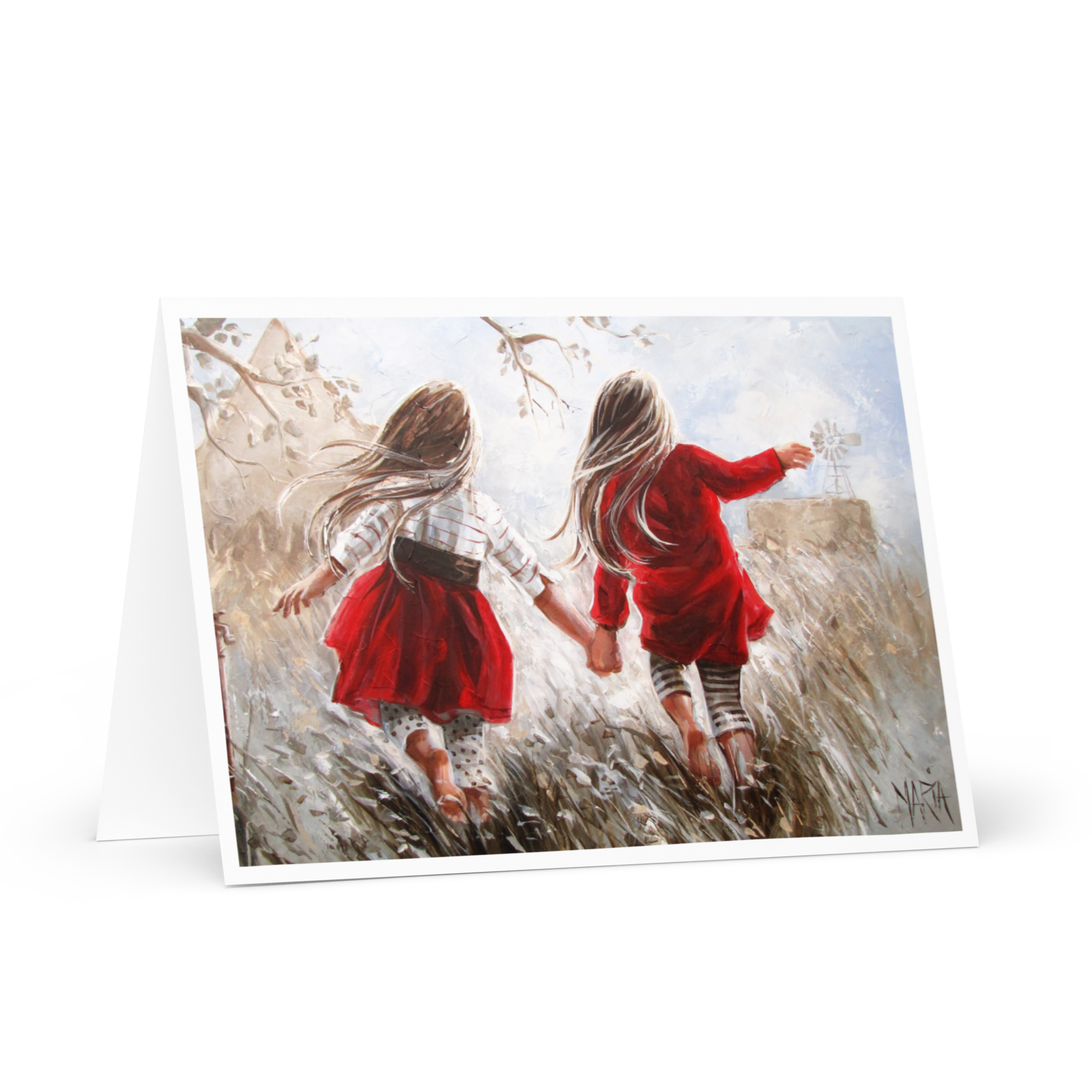 Dance in the field | Greeting Card