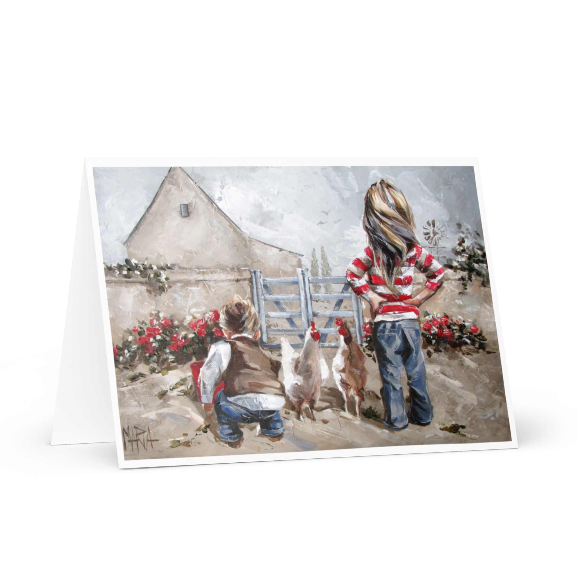 Farm Gate | Greeting Card